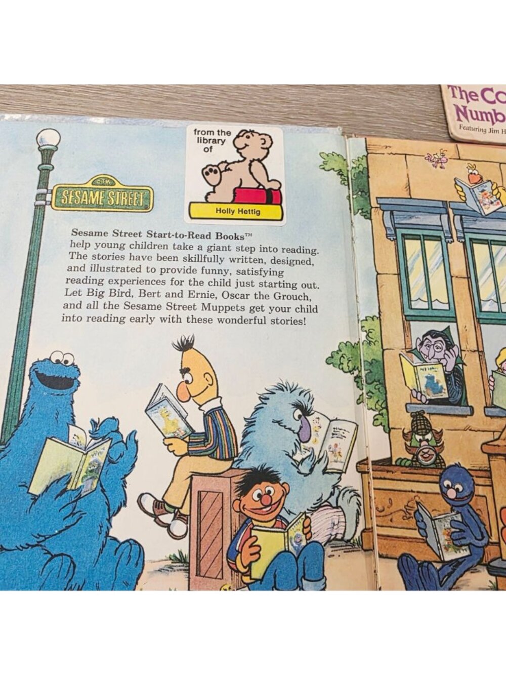 8 Vtg Golden Books HC PB Mix Sesame Street Books Christmas Grover Grouch Herry - Picture 12 of 16